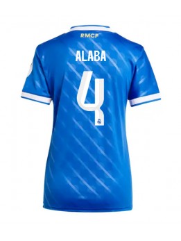 Real Madrid David Alaba #4 Ausweichtrikot für Frauen 2025-26 Kurzarm